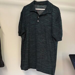 Men's Short-Sleeve Polo Shirt in Dark Green Heather